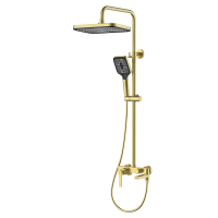 Душевой гарнитур матовое золото Elghansa 2323301-2X-Matt Gold