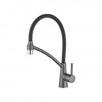 Смеситель кухни графит Accoona A4890ТF-2