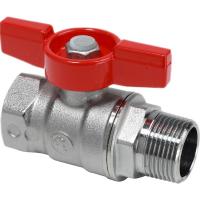 Кран шаровый Giacomini 1/2 вн-нар бабочка