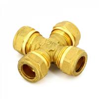 Крестовина обжим под медь 22