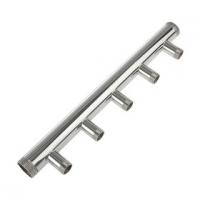 Коллектор 1" на 5 выходов 1/2" нар нержавеющая сталь