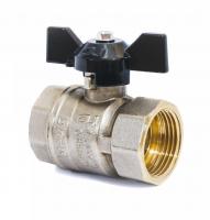 Кран шаровый Ld 1" вн-вн бабочка