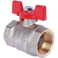 Кран шаровый Rommer 1" вн-вн бабочка