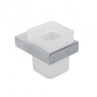 Стакан на держателе хром Cezares SLIDER-TUMS-01