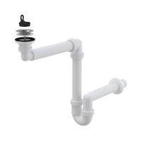 Сифон для кухни  1 1/2 с выпуском смещенный прямоточный АG210511100