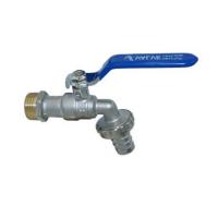 Кран водоразборный со штуцером 3/4 Tim ручка