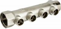 Коллектор Valtec 1" на 4 выхода 1/2" нар