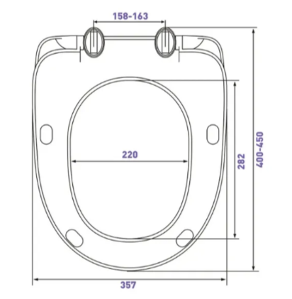 Сиденье для унитаза Uno PP