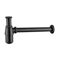 Сифон для раковины черный 1 1/4 L80B