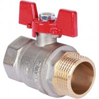 Кран шаровый Rommer 3/4 вн-нар бабочка