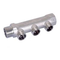 Коллектор Valtec 1" на 3 выхода 1/2" нар