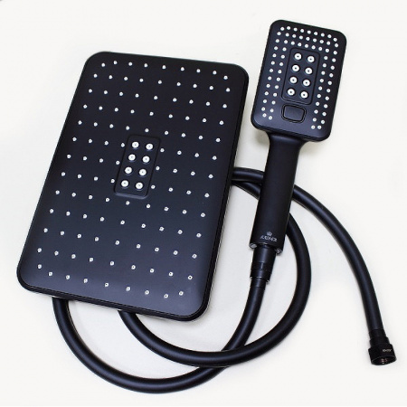 Душевой гарнитур черный Kaiser  01182-2