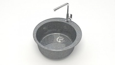 Мойка 510 кварц светло серый