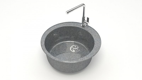 Мойка 510 кварц светло серый