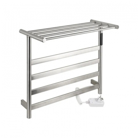 Полотенцесушитель В51*Ш57 электрический хром матовый  с полкой