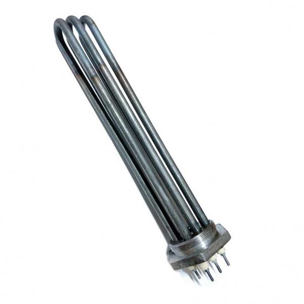 Тэн для котла 12000 Вт резьба 2-1/2" 74 мм