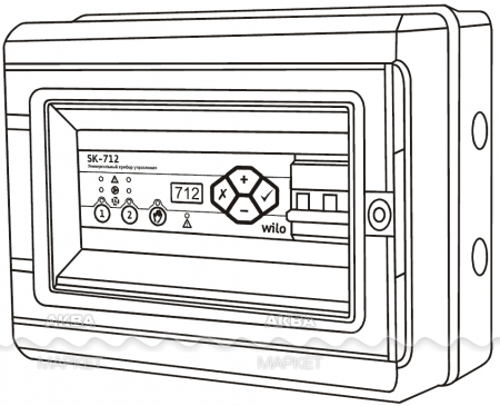Шкаф управления Wilo SK-712/d-2-5,5 (12A)