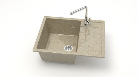 Мойка 645 кварц песочный