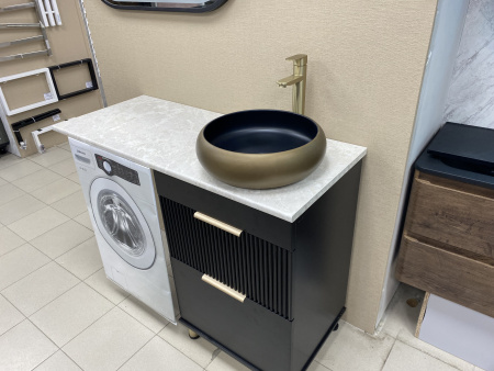 Столешница 120*50(55) бежевая отверстие справа