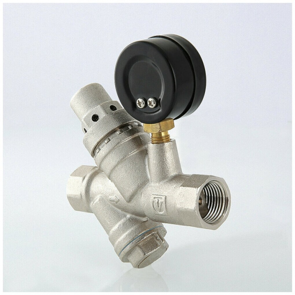 Подпиточный клапан Valtec 1/2" с фильтром и манометром