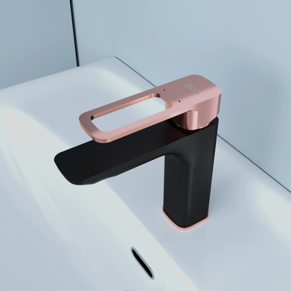 Смеситель раковины черный  Iddis  SLIBG00I01