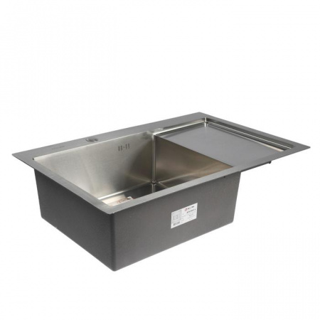 Мойка 780 профессиональная 3мм сатин чаша слева