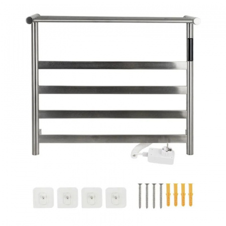 Полотенцесушитель В51*Ш57 электрический хром матовый  с полкой