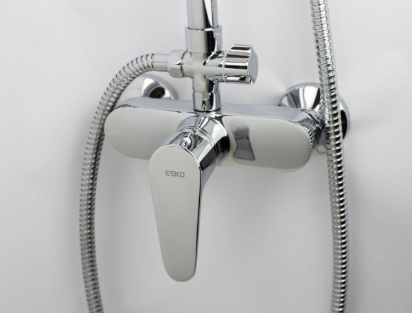 Душевой гарнитур хром Esko  St1200 