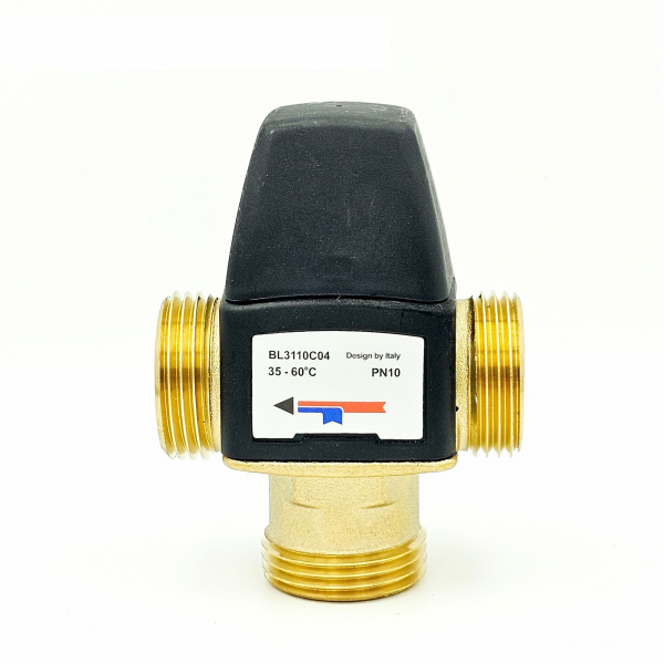 Термосмеситель Tim 1" нар 35-60 С