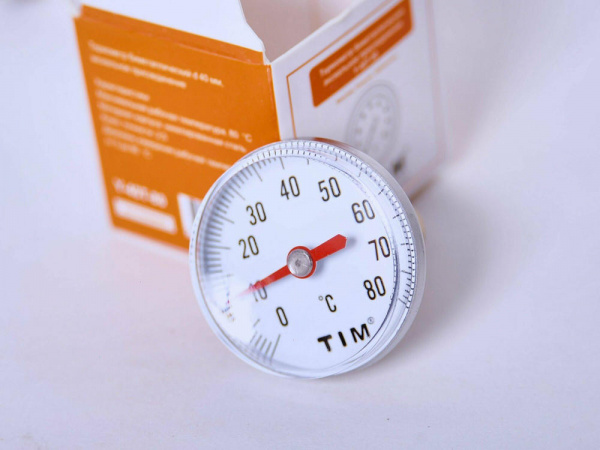 Термометр Tim 1/4" 80 градусов