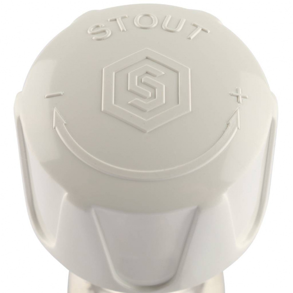 Клапан ручной Stout угловой D20 для радиатора
