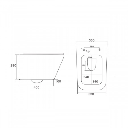 Комплект Инсталляция + унитаз + кнопка хром Польша