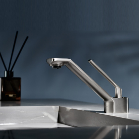 Смеситель раковины оружейная сталь Elghansa 1613301-Gun