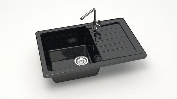 Мойка 740 кварц антрацит 