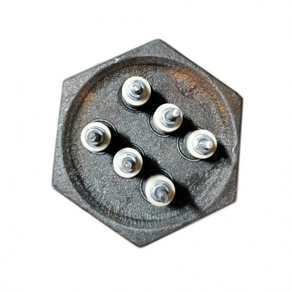 Тэн для котла 12000 Вт резьба 2-1/2" 74 мм