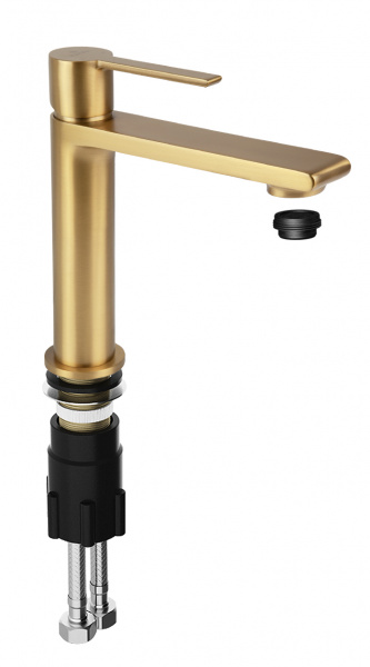 Смеситель раковины матовое золото Kaiser  05311-3