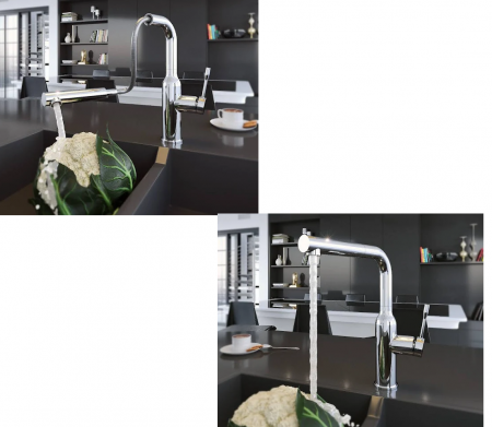 Смеситель кухни хром Elghansa  56A1926