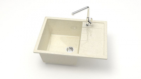 Мойка 645 кварц бежевый