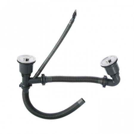 Мойка 780 профессиональная сатин с корзиной и дозатором 3мм две чаши