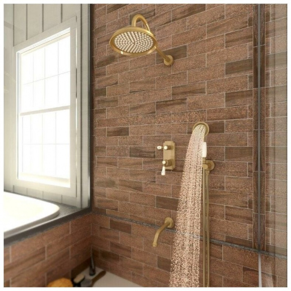 Смеситель скрытого монтажа бронза Elghansa  54С0986 