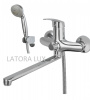 Смеситель ванны хром Latora Lux 1571LL