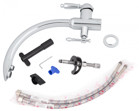 Смеситель кухни с фильтром хром Kaiser 31244