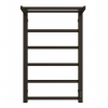 Полотенцесушитель В100*Ш50 электрический лесенка черный матовый  Fj plaza neo