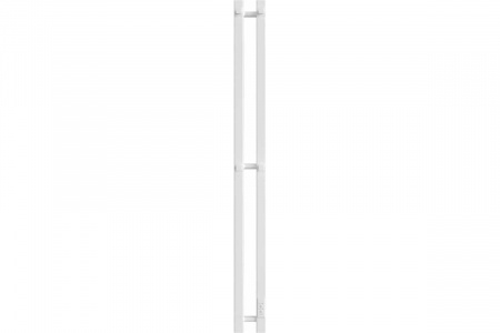 Полотенцесушитель В120*Ш8 электрический узкий белый электрический