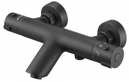 Смеситель ванны черный D&K  Т3054