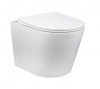 Унитаз подвесной белый матовый безободковый сиденье VT1-11MW