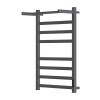 Полотенцесушитель В80*Ш50 электрический лесенка с полкой графит PN83858PGR