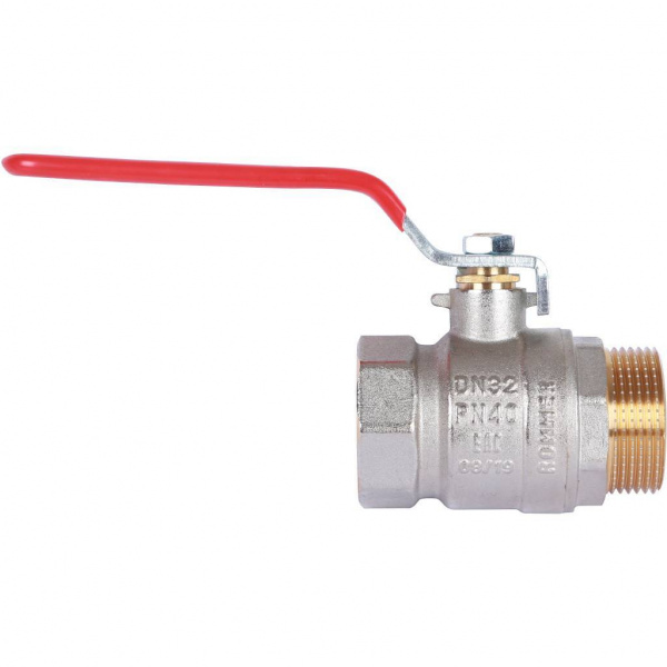 Кран шаровый Rommer 1-1/4 вн-нар ручка