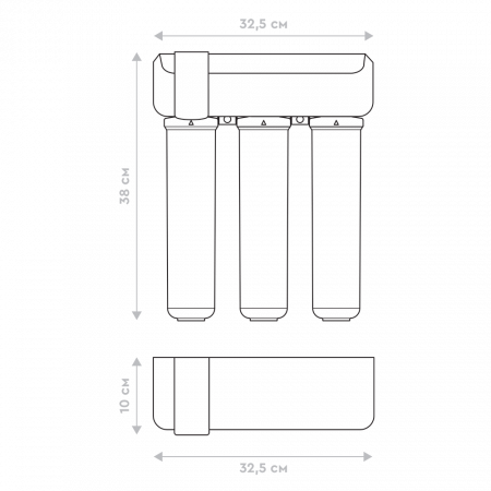 Фильтр с обратным осмосом Барьер OSMO 100M