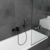 Смеситель ванны черный Hansgrohe 71450670